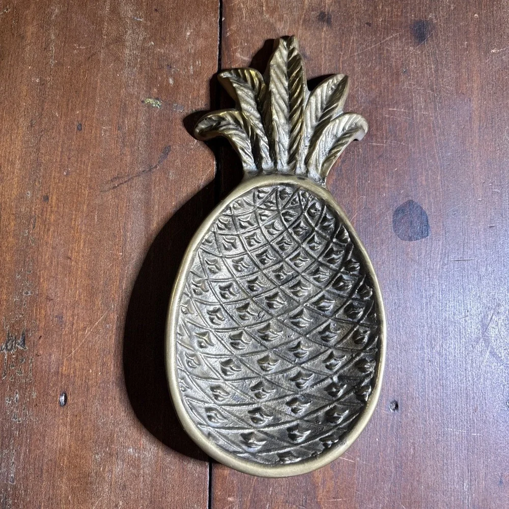 Vintage Penco Brass‎ Pineapple Candy/trinket Dish